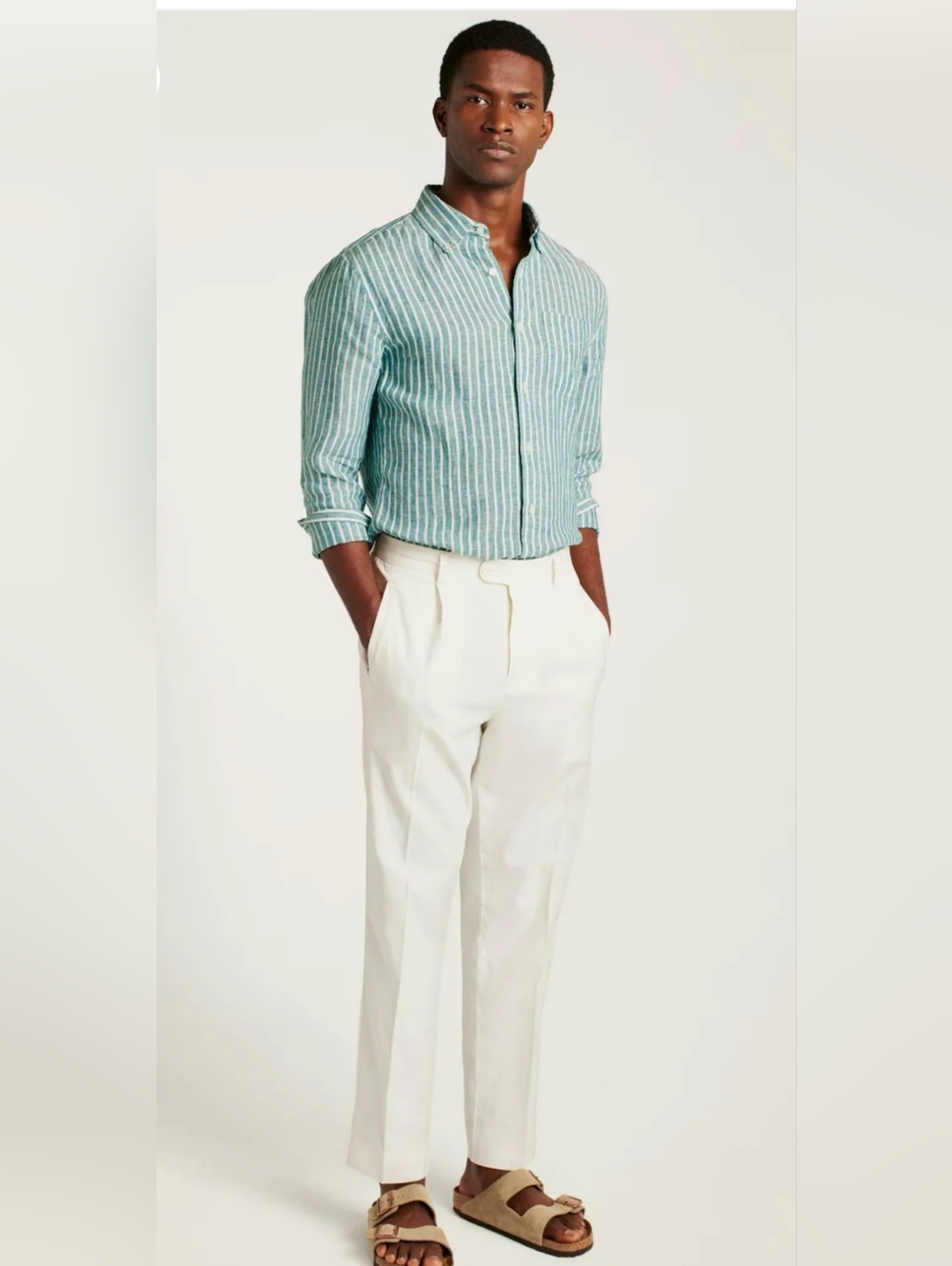 Bonobos Coastal Linen Pants In White Size 32/30 - Picture 8 of 8